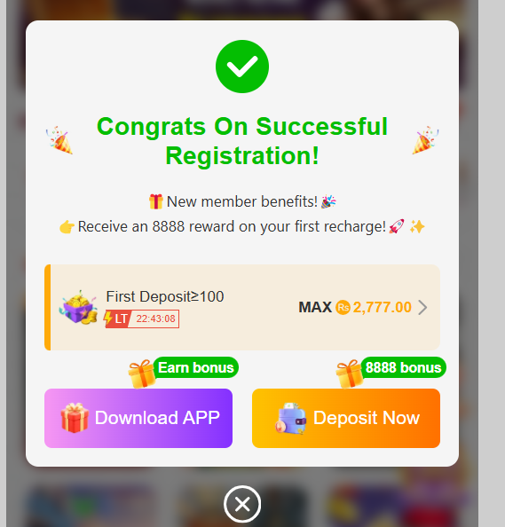 LuckPub Game Welcome Bonus